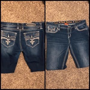 Dark washed Skinny Jeans Rock Revival